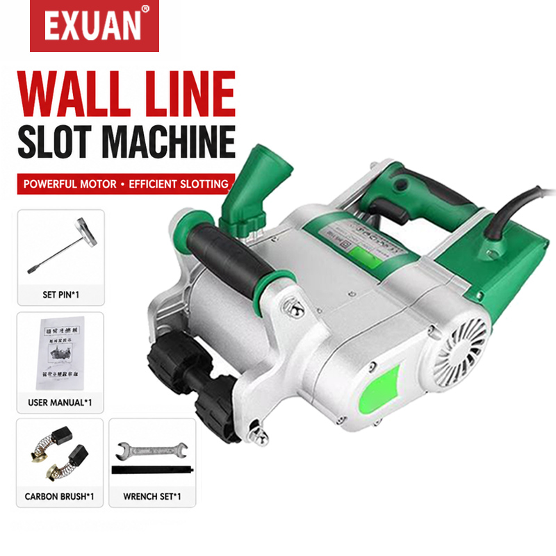 Electric Concrete Cutter - 25/35MM電動壁溝切り機、コンクリート壁溝切りカッター、配管・電気設備ケーブル用溝切り工具