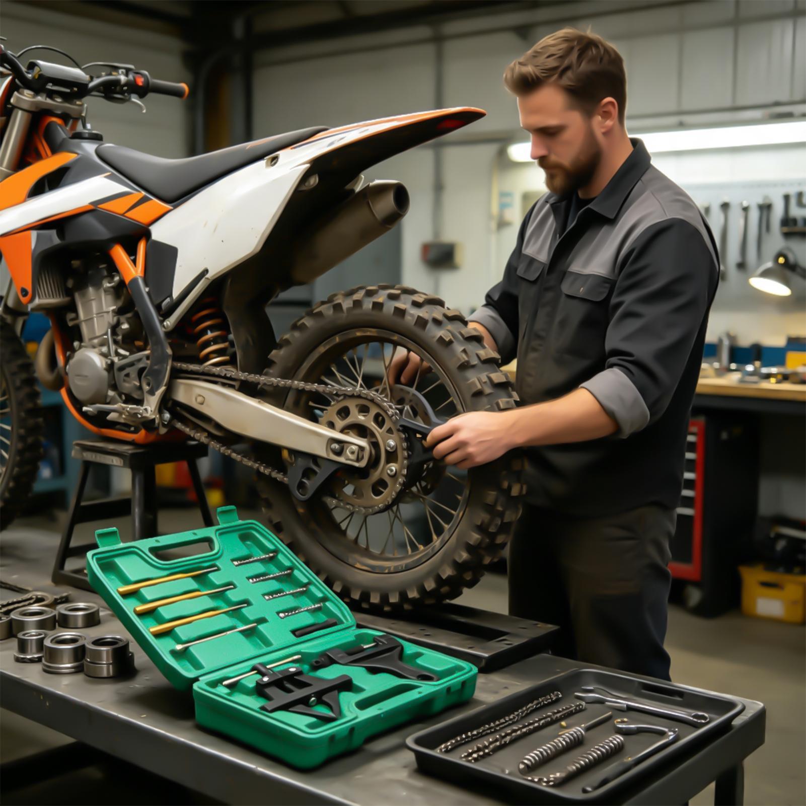 Heavy Equipment Rollers - ローラーチェーンブレーカー 60-200 重荷重対応滑り止め装置 ローラーチェーンデタッチャー メカニック愛好家向け バイク