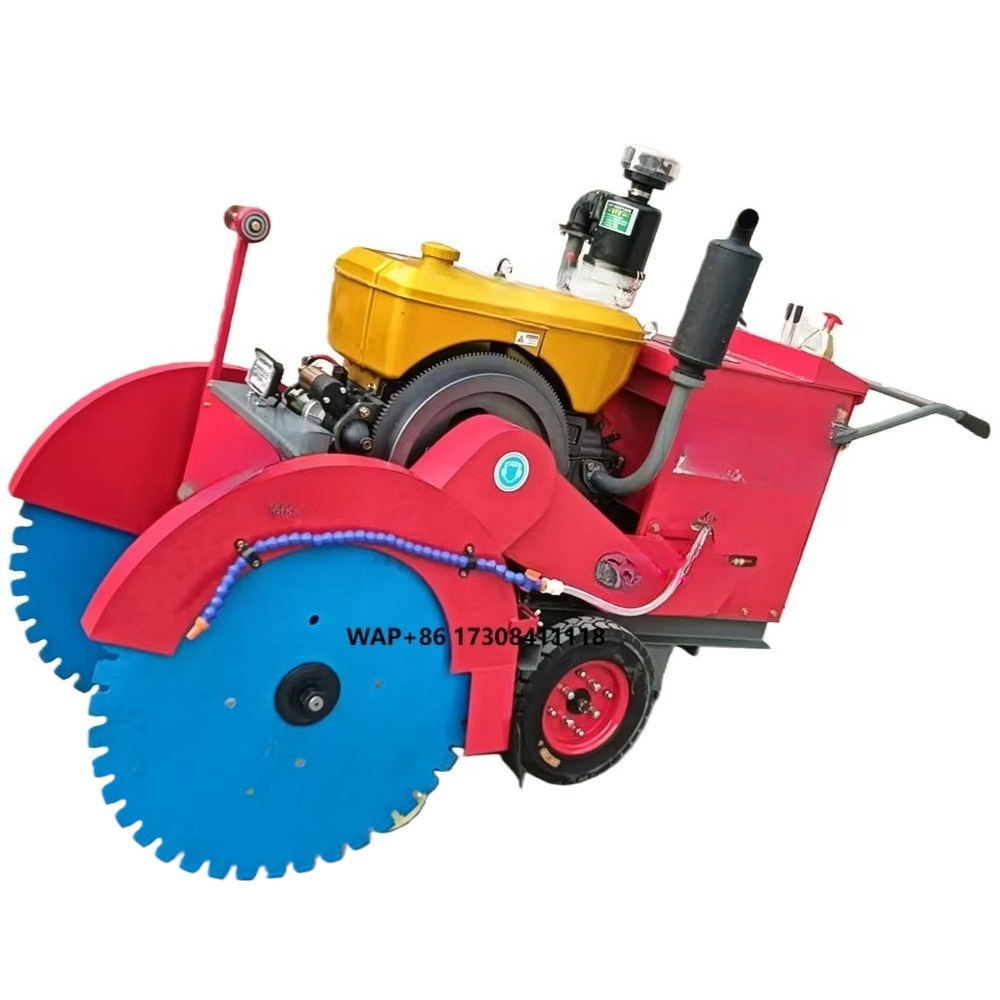 Electric Concrete Cutter - エンジン遠隔操作式道路切断機 自動コンクリートカッターソー クローラー式
