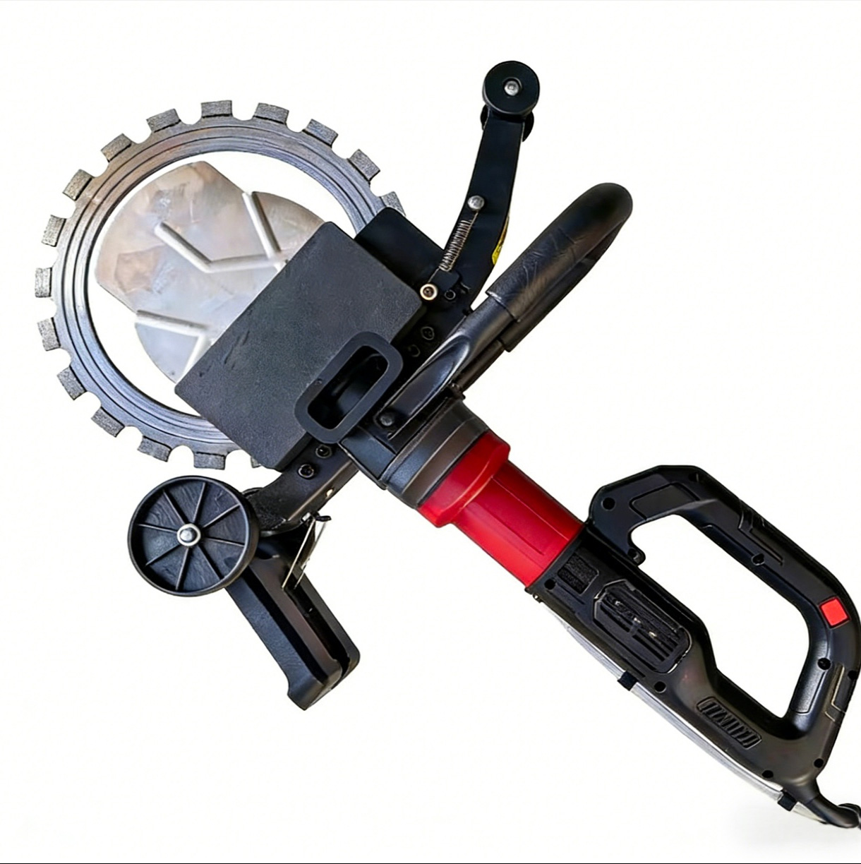 Electric Concrete Cutter - 320mmポータブルコンクリートカッター、ヘビーデューティー新型リングソー、強力エンジン搭載の壁切断機、消防救助用