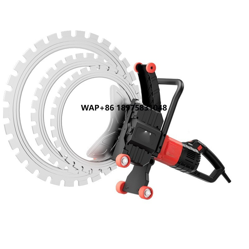 Electric Concrete Cutter - 高周波無塵丸鋸 新型ハンドヘルド電動エンジン ドア・窓開口壁カッター ギア式コンクリートカッター