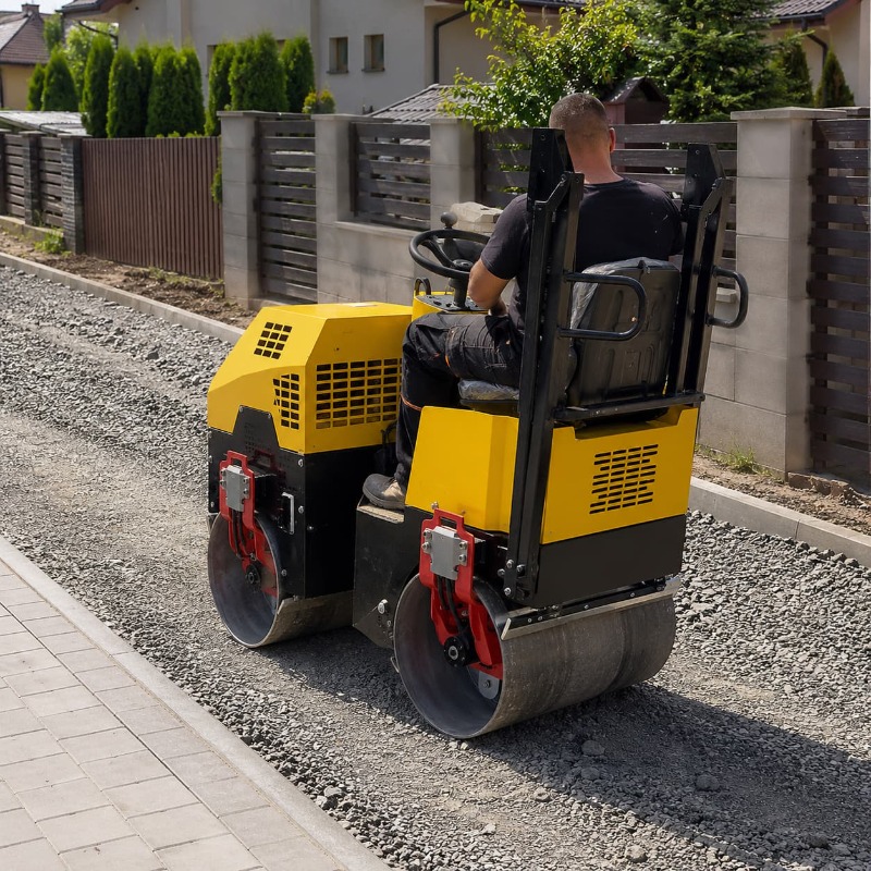 Heavy Equipment Rollers - ダブルドラム振動式ロードローラーコンパクタヘビーデューティー建設機械アスファルト仕上げ機ディーゼルエンジンカスタマイズ
