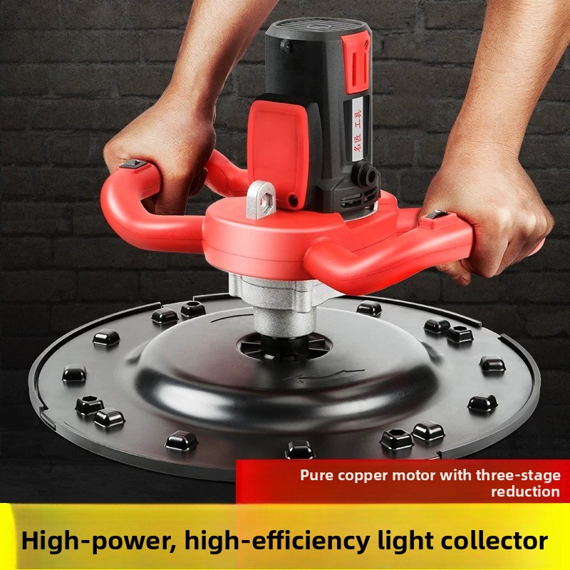 Electric Concrete Cutter - コンクリートパワートロウェル研磨機 220V 壁パテグラインダー 床セメント仕上げ用表面レベル調整機