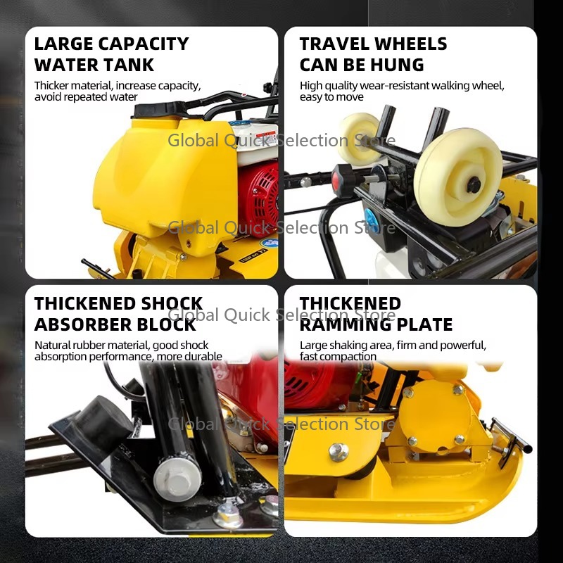 6.5馬力ディーゼルプレートコンパクタ、正逆振動タンパー、4 - Plate Compactor Vibrator のレビューと価格