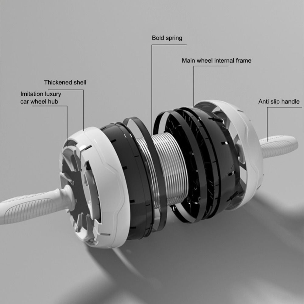滑り止め腹筋ローラー 耐摩耗性デュアルスプリングアシスト コ - Heavy Equipment Rollers のレビューと価格