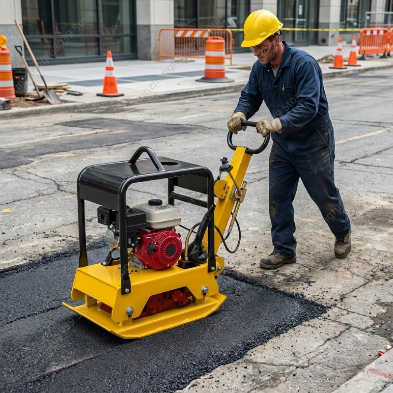 160KG高効率振動プレートコンパクター、高遠心力厚板シリー - Plate Compactor Vibrator のレビューと価格