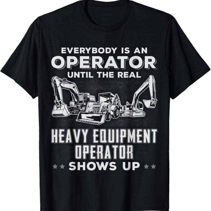 面白い重機掘削機ブルドーザーバックホーオペレーターTシャツ - Heavy Equipment Excavator のレビューと価格